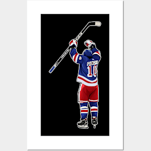 Artemi Panarin #10 Skates Posters and Art